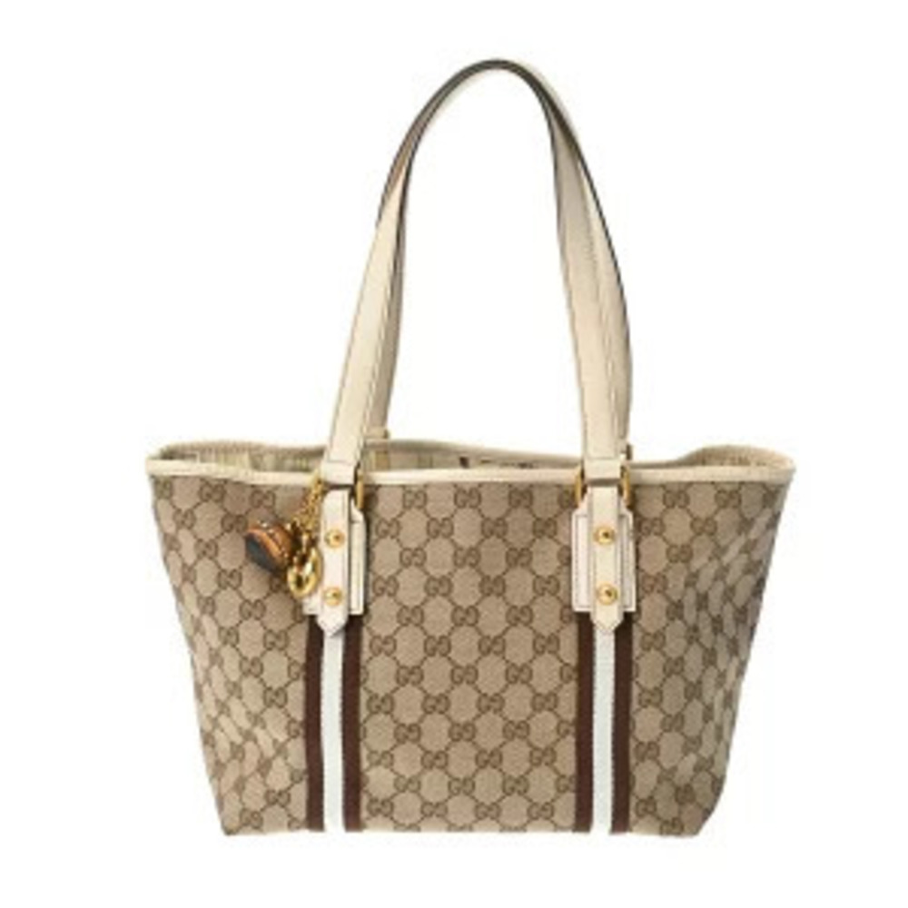 Gucci Tote Bag Beige GG Canvas